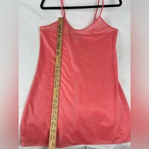 Heather Nicole Camisole Top Spaghetti Straps Shimmering Pink